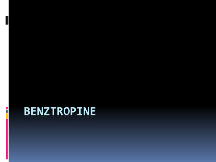 Benztropine mesylate wikidoc ndc drug