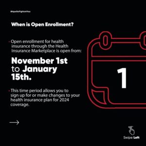 When is open enrollment for health insurance 2023