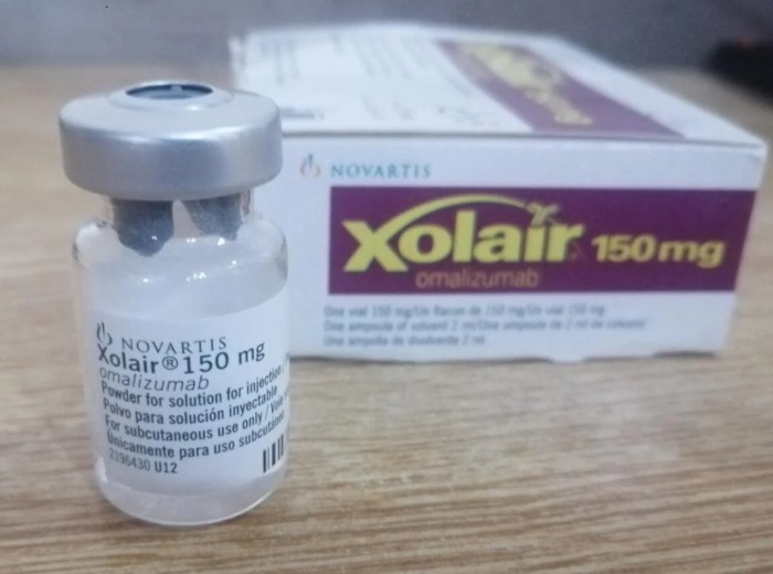 Xolair injection