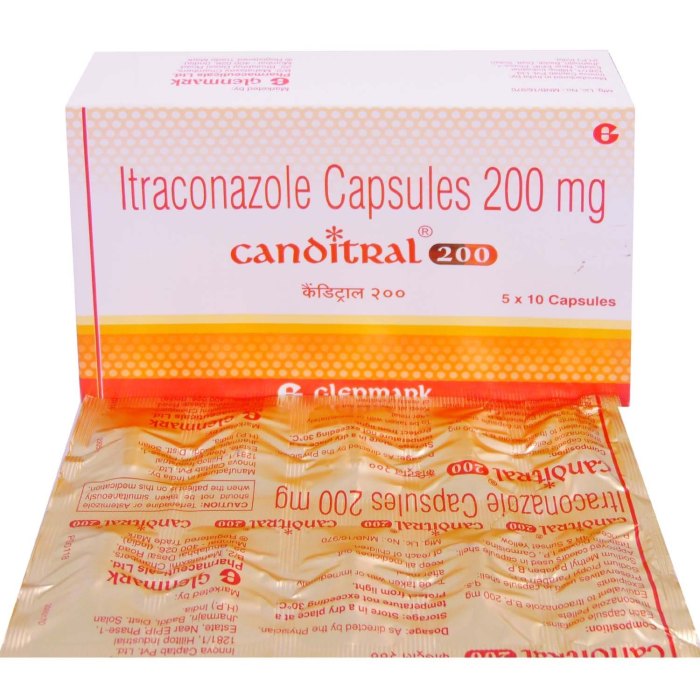 Itraconazole capsules 200 mg